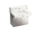 KOHLER K-81024-BSS-KEB Constellation 30" Wall-Mount Lavatory System With Backsplash - Et Bianco Cal
