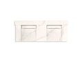 KOHLER K-81025-BSS-KEG Constellation 60" Wall-Mount Basin Lavatory System With Backsplash - Et Cal Gold
