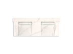 KOHLER K-81025-BSS-KEG Constellation 60" Wall-Mount Basin Lavatory System With Backsplash - Et Cal Gold