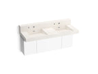 KOHLER K-81025-BPW-KCR Constellation 60" Wall-Mount Basin Lavatory System With Backsplash - Arrow Root
