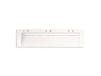 KOHLER K-81033-BSS-KCD Constellation 90" Wall-Mount Trough Lavatory System - Designer White