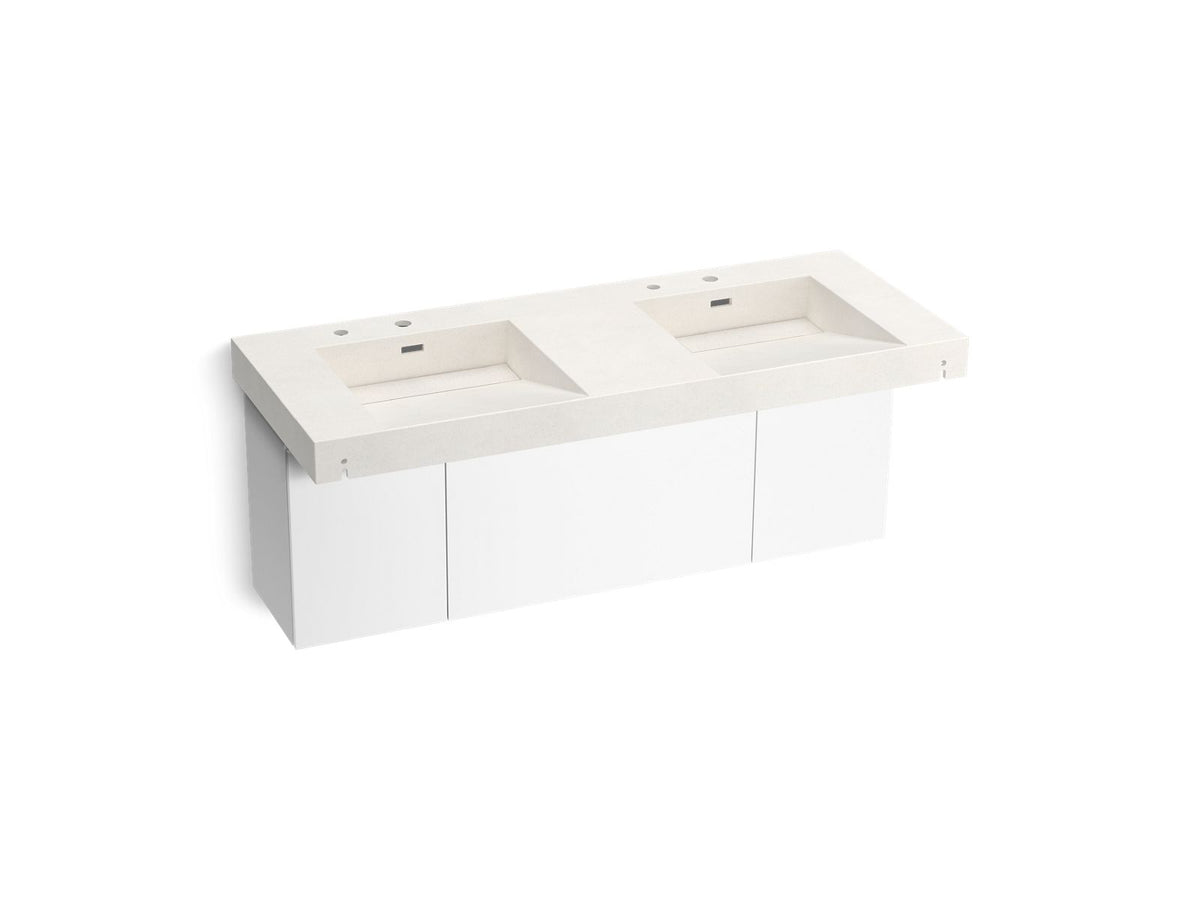 KOHLER K-81030-BPW-KCR Constellation 60" Wall-Mount Basin Lavatory System - Arrow Root