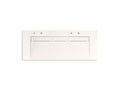 KOHLER K-81032-BSS-KCR Constellation 60" Wall-Mount Trough Lavatory System - Arrow Root