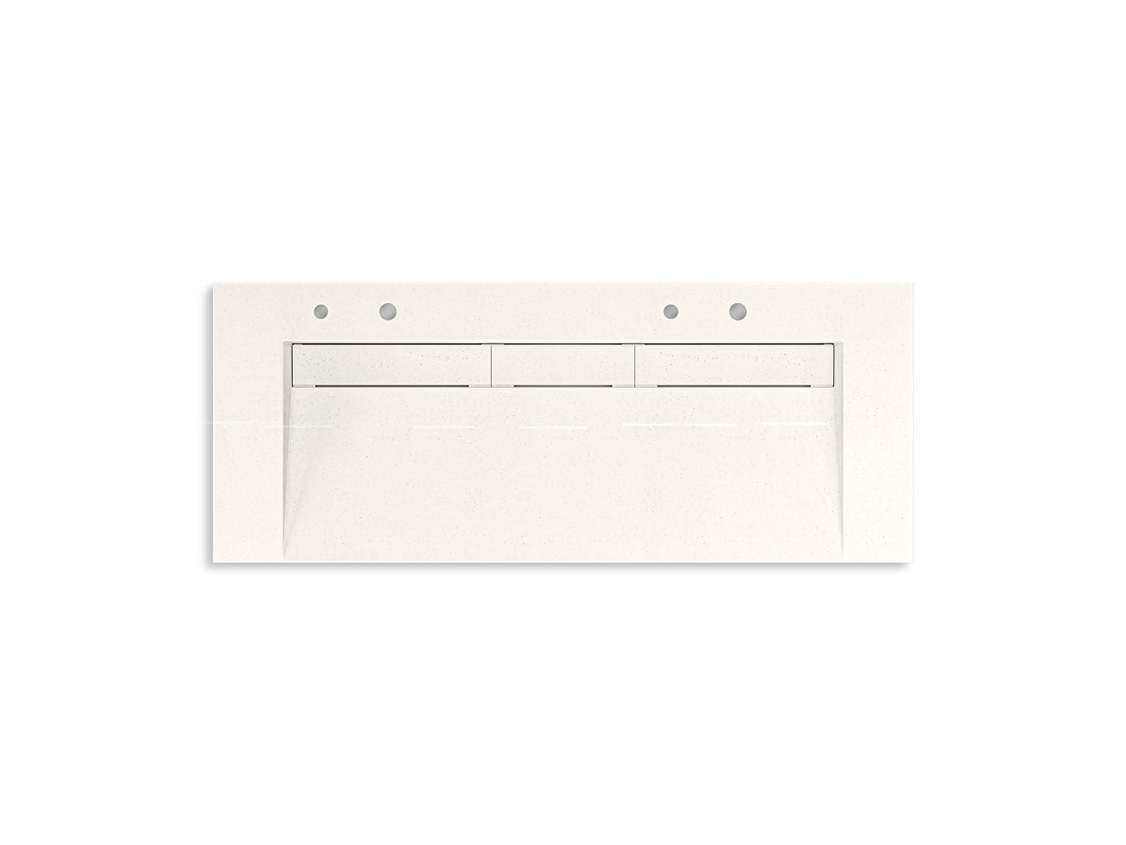 KOHLER K-81032-BSS-KCR Constellation 60" Wall-Mount Trough Lavatory System - Arrow Root