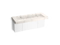 KOHLER K-81032-BPW-KEG Constellation 60" Wall-Mount Trough Lavatory System - Et Cal Gold
