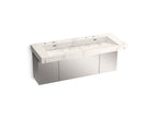 KOHLER K-81032-BSS-KEG Constellation 60" Wall-Mount Trough Lavatory System - Et Cal Gold