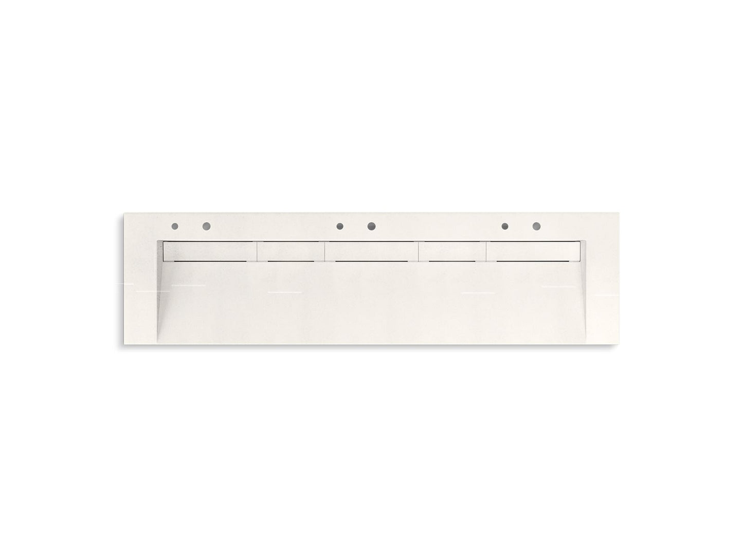 KOHLER K-81033-BSS-KCR Constellation 90" Wall-Mount Trough Lavatory System In Arrow Root