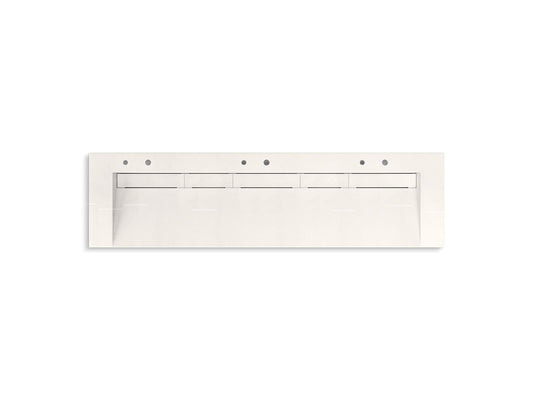 KOHLER K-81033-BSS-KCR Constellation 90" Wall-Mount Trough Lavatory System In Arrow Root