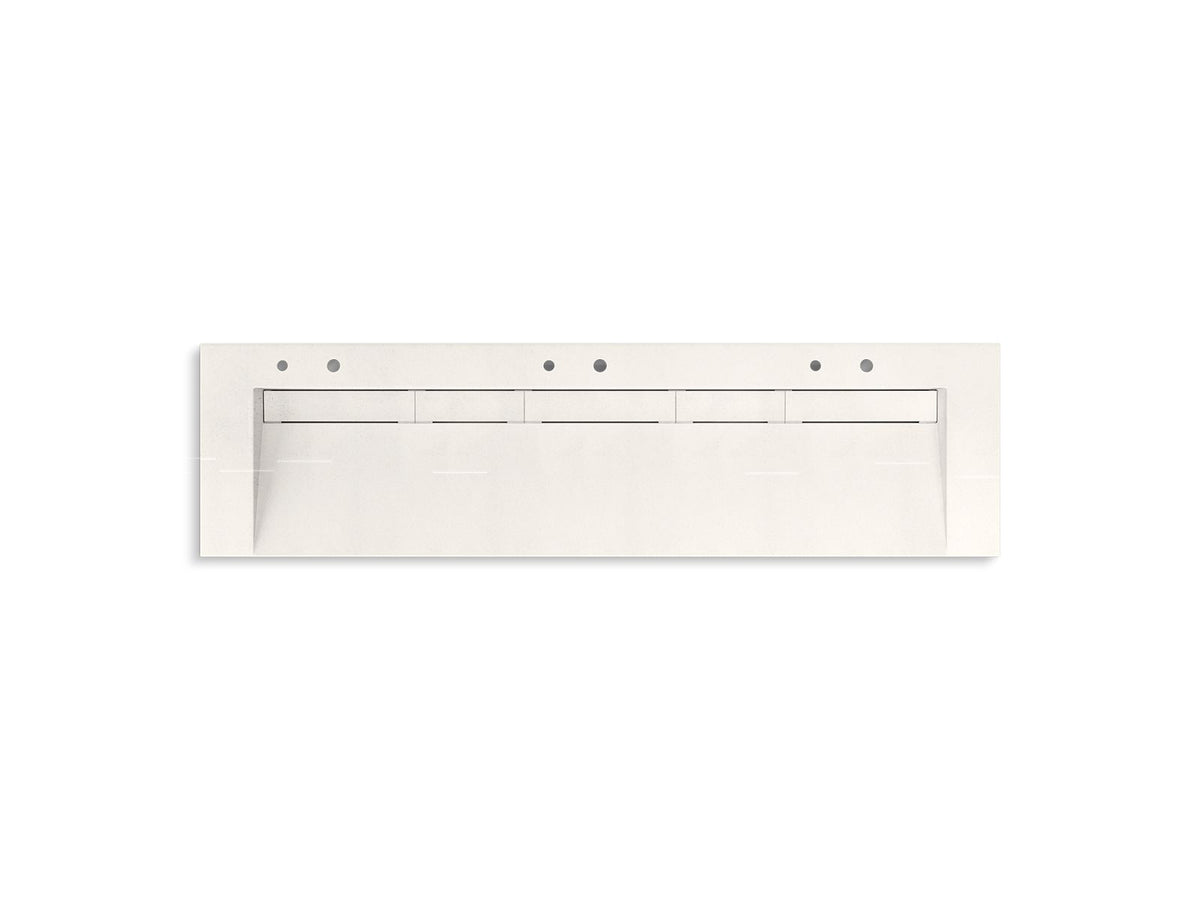 KOHLER K-81033-BSS-KCR Constellation 90" Wall-Mount Trough Lavatory System - Arrow Root