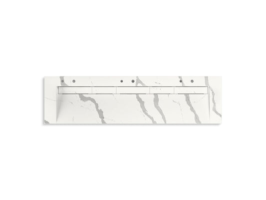 KOHLER K-81033-BSS-KEB Constellation 90" wall-mount trough lavatory system - Et Bianco Cal