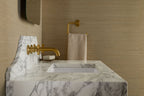 KOHLER K-T35909-3-2MB Castia By Studio Mcgee Wall-Mount Bathroom Sink Faucet Trim, 1.2 Gpm - Vibrant Brushed Moderne Brass