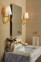 KOHLER K-T35909-3-2MB Castia By Studio Mcgee Wall-Mount Bathroom Sink Faucet Trim, 1.2 Gpm - Vibrant Brushed Moderne Brass