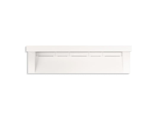 KOHLER K-81028-BPW-KCD Constellation 90" Wall-Mount Trough Lavatory System With Backsplash In Designer White