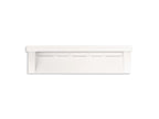KOHLER K-81028-BPW-KCD Constellation 90" Wall-Mount Trough Lavatory System With Backsplash - Designer White
