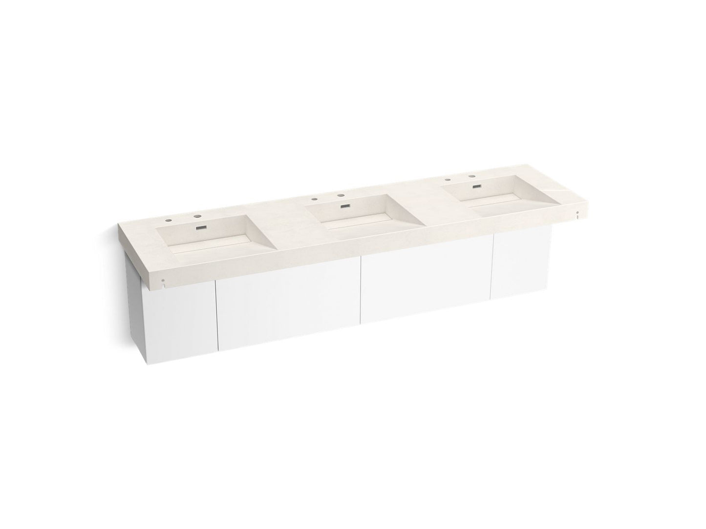 KOHLER K-81031-BPW-KCR Constellation 90" Wall-Mount Basin Lavatory System In Arrow Root