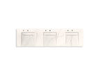 KOHLER K-81031-BSS-KEG Constellation 90" Wall-Mount Basin Lavatory System - Et Cal Gold