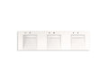 KOHLER K-81031-BSS-KCD Constellation 90" Wall-Mount Basin Lavatory System - Designer White