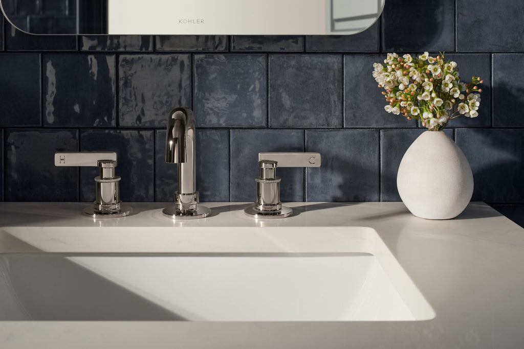 KOHLER K-35908-4-2MB Castia By Studio Mcgee Widespread Bathroom Sink Faucet, 1.2 Gpm - Vibrant Brushed Moderne Brass