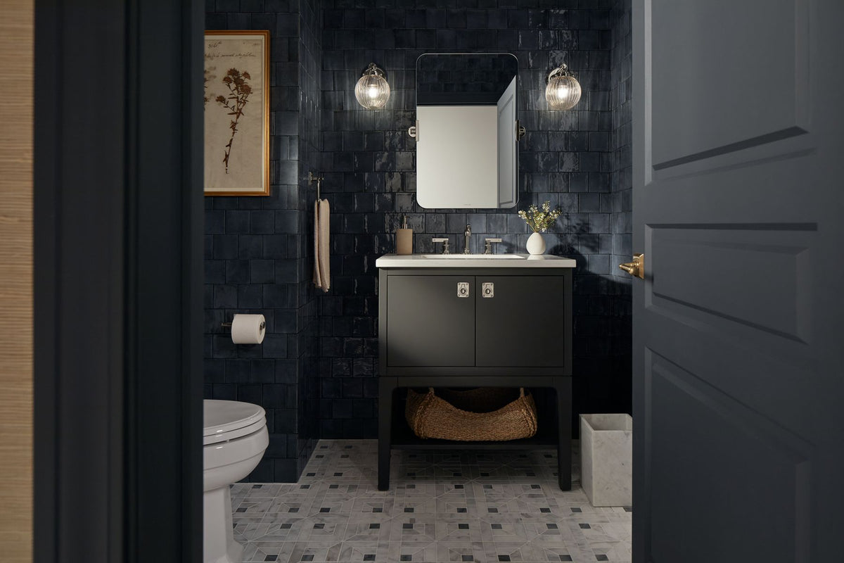 KOHLER K-35928-BL Castia By Studio Mcgee Towel Ring - Matte Black