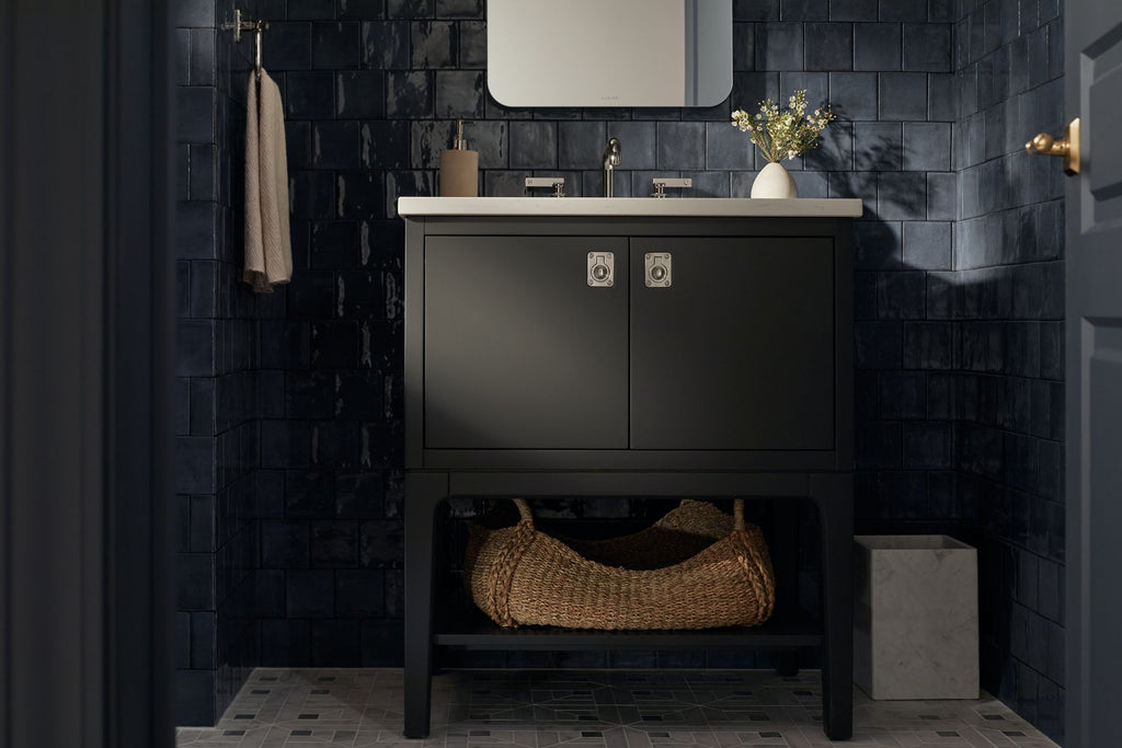 KOHLER K-35928-BL Castia By Studio Mcgee Towel Ring - Matte Black