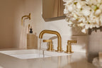 KOHLER K-35908-4-2MB Castia By Studio Mcgee Widespread Bathroom Sink Faucet, 1.2 Gpm - Vibrant Brushed Moderne Brass