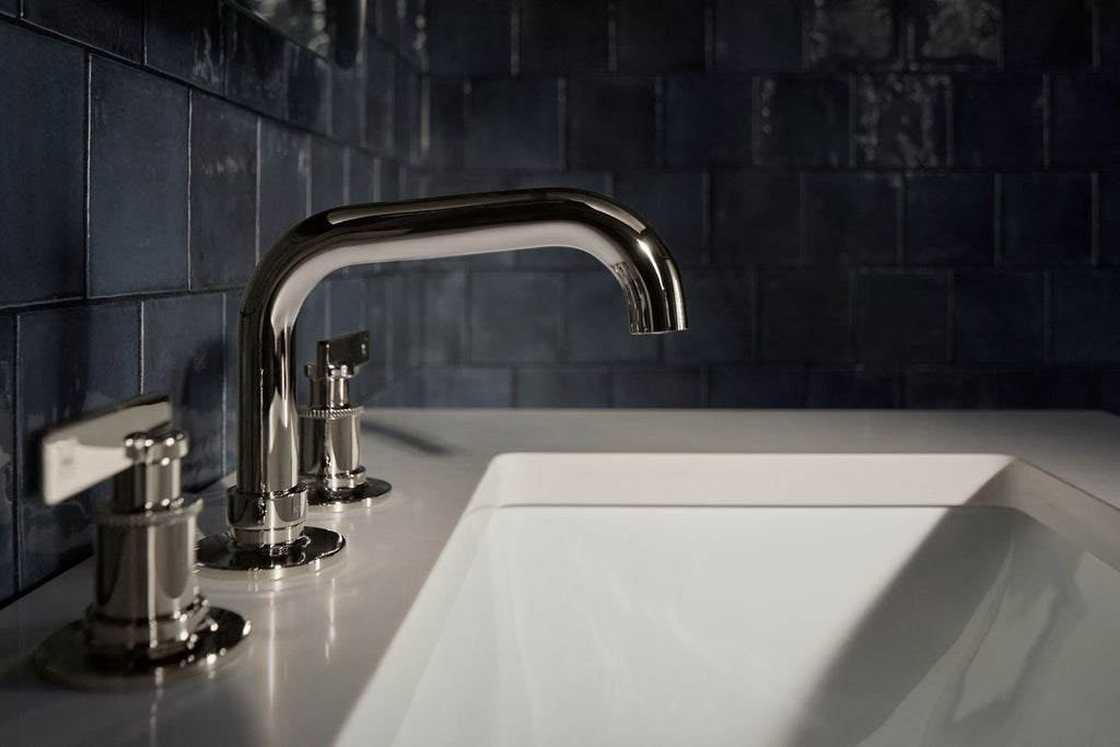 KOHLER K-35908-4-2MB Castia By Studio Mcgee Widespread Bathroom Sink Faucet, 1.2 Gpm - Vibrant Brushed Moderne Brass