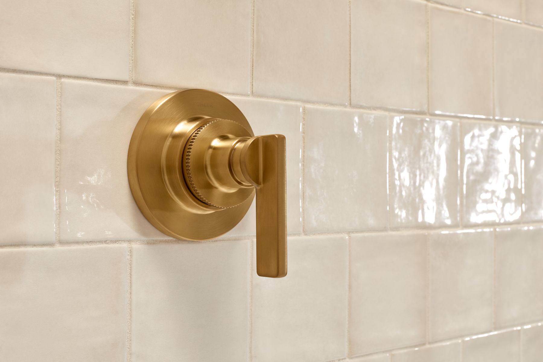 KOHLER K-T35921-4-2MB Castia By Studio Mcgee Mastershower Transfer Valve Trim With Lever Handle - Vibrant Brushed Moderne Brass