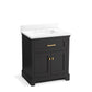 KOHLER K-29260-BD1-DWG Charlemont 30" Bathroom Vanity Cabinet With Sink And Quartz Top In Ferrous Grey