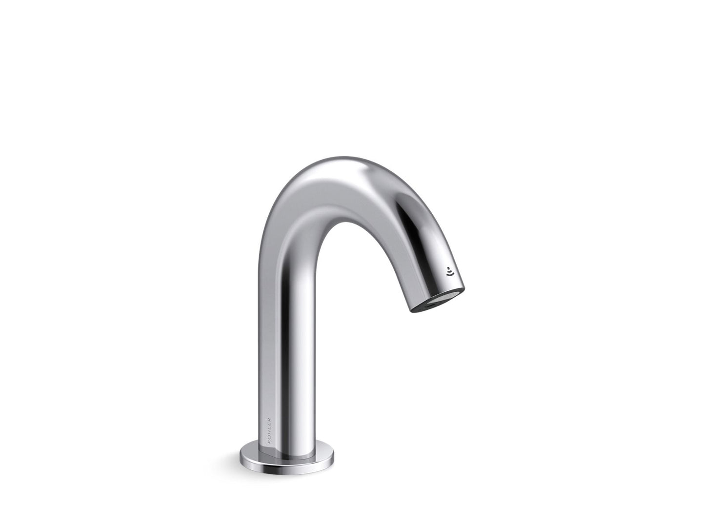 KOHLER K-103BB76-SBNA-CP Oblo Touchless Single-Hole Lavatory Faucet With Kinesis Sensor Technology, Ac-Powered, Less Drain, 0.5 Gpm In Polished Chrome