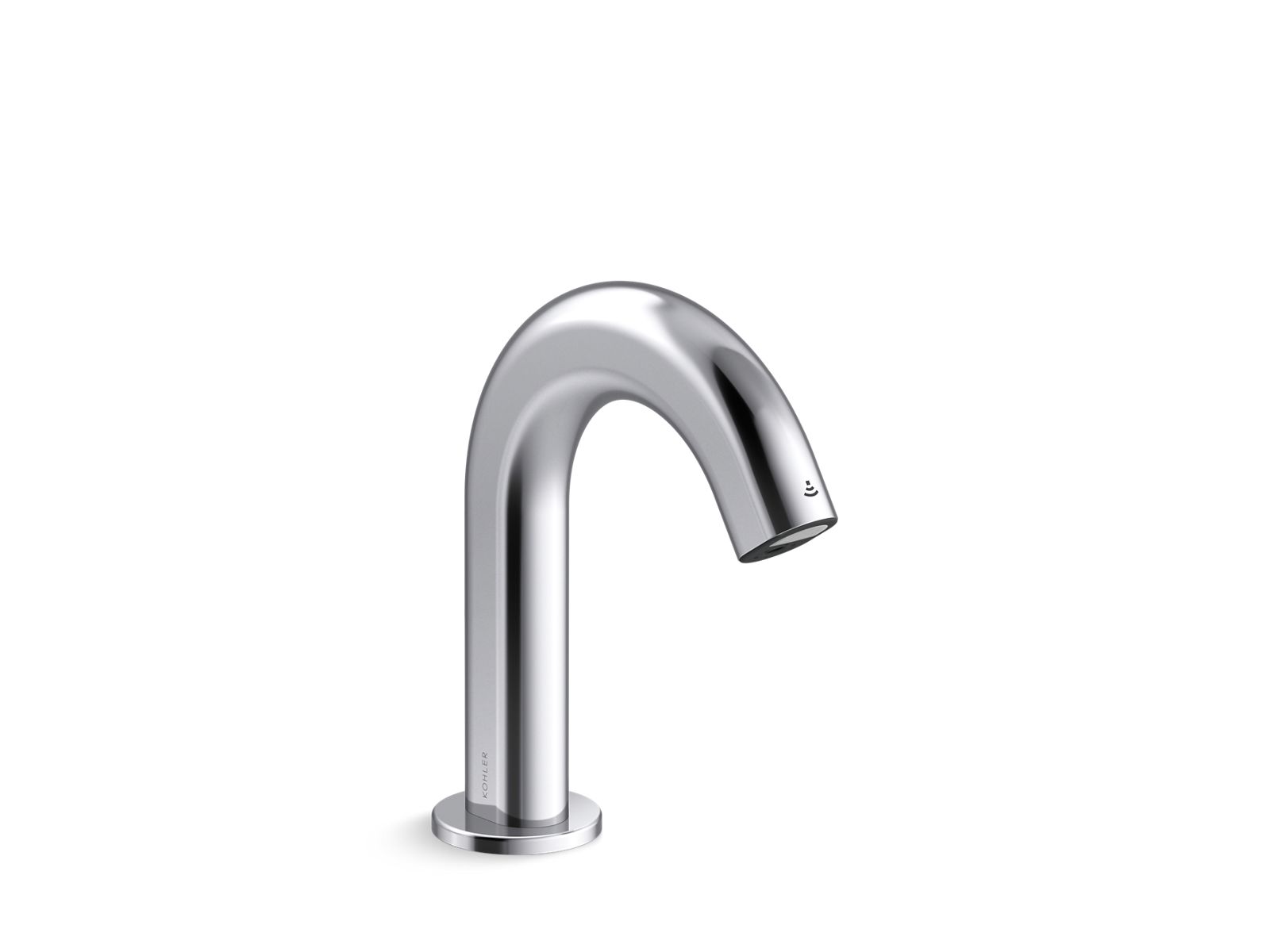 KOHLER K-103BB76-SBNA-CP Oblo Touchless Single-Hole Lavatory Faucet With Kinesis Sensor Technology, Ac-Powered, Less Drain, 0.5 Gpm - Polished Chrome