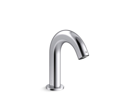 KOHLER K-104BB76-SBNA-CP Oblo Touchless Single-Hole Lavatory Faucet With Kinesis Sensor Technology, Dc-Powered, Less Drain, 0.5 Gpm In Polished Chrome