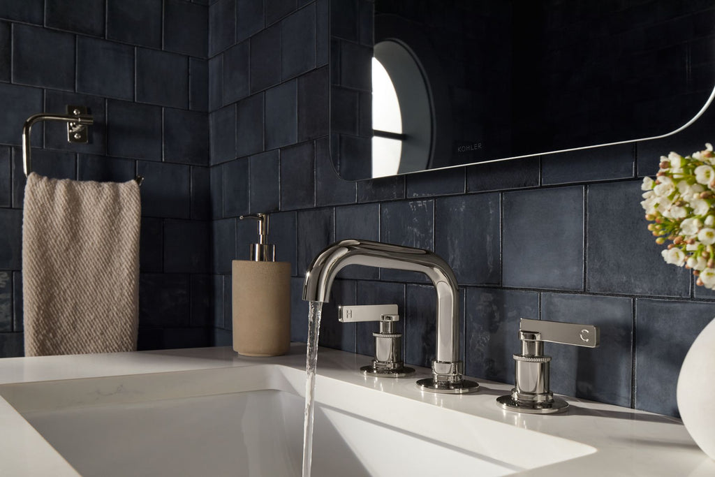 KOHLER K-35908-4-2MB Castia By Studio Mcgee Widespread Bathroom Sink Faucet, 1.2 Gpm - Vibrant Brushed Moderne Brass