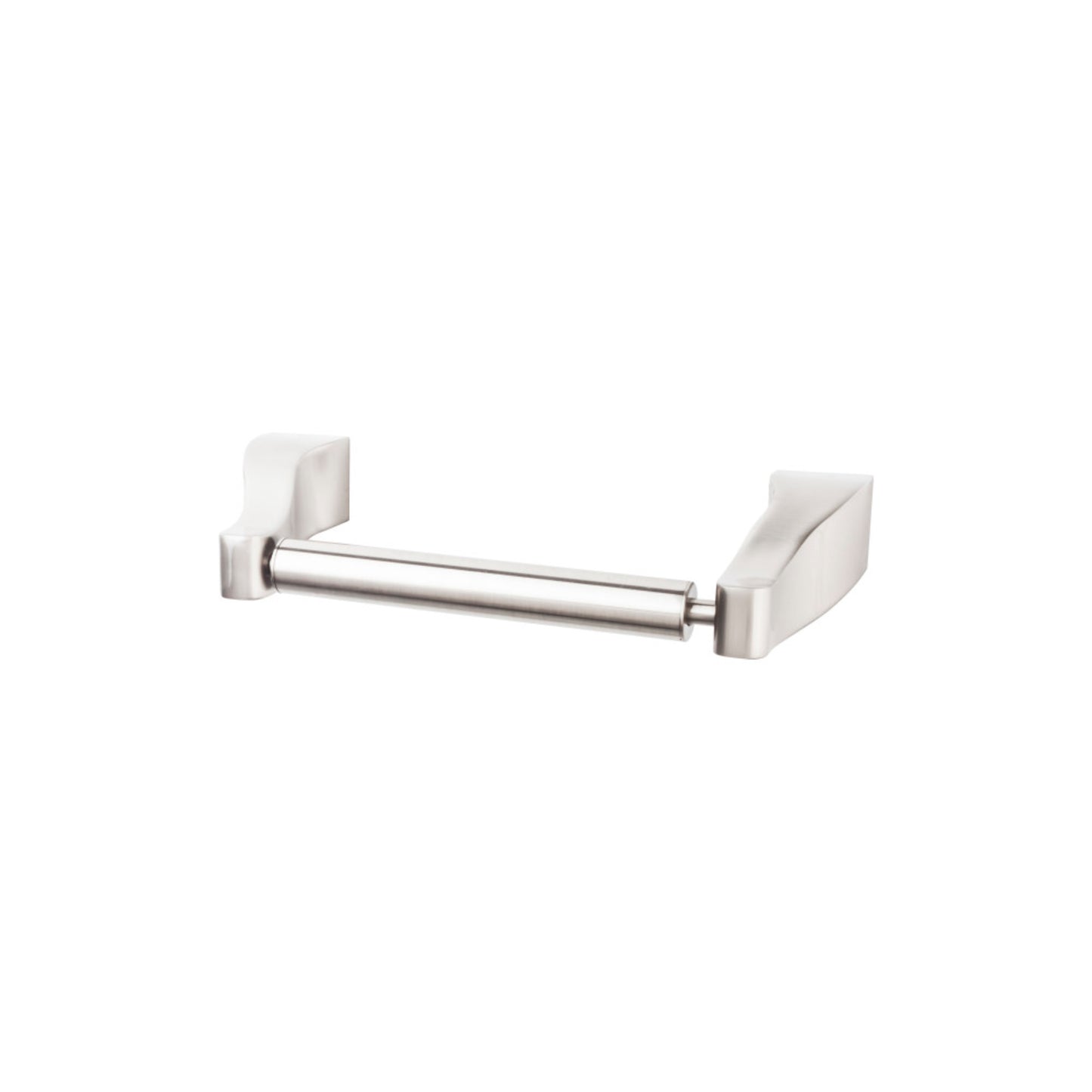 TOP KNOBS AQ3BSN Aqua Wall Mounted Toilet Paper Holder - Brushed Satin Nickel