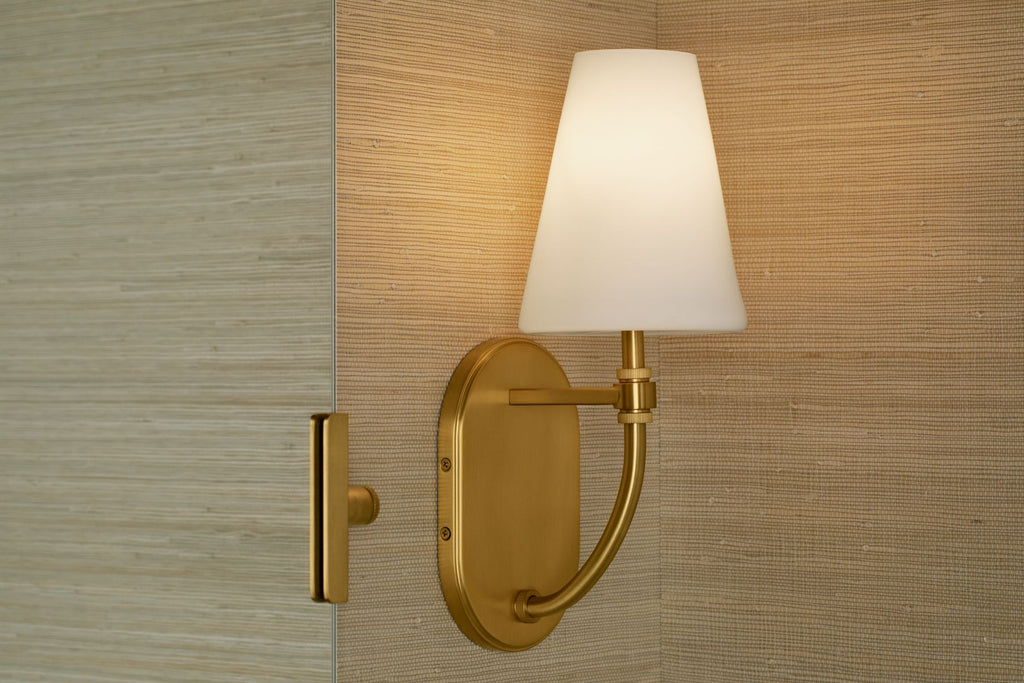 KOHLER K-32255-SC01-BLL Kernen By Studio Mcgee One-Light Sconce - Matte Black