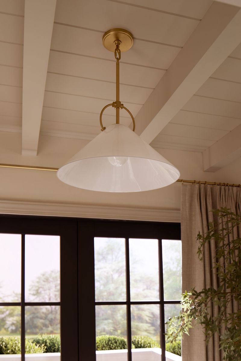 KOHLER K-32261-PE01-2GL Kernen By Studio Mcgee 18" Pendant - Brushed Moderne Brass