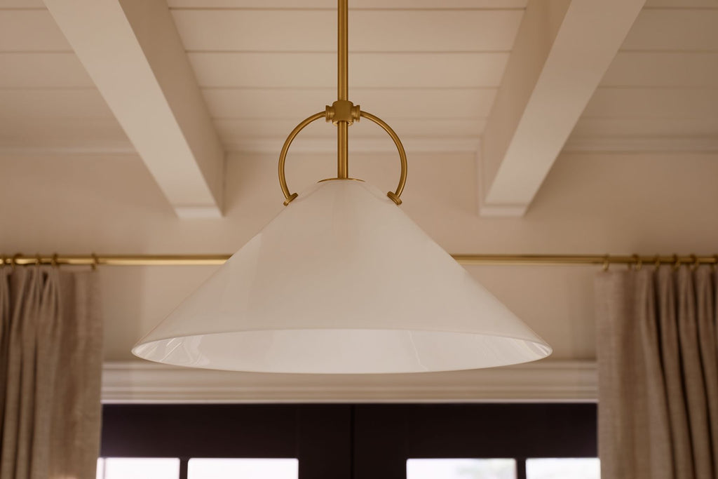 KOHLER K-32261-PE01-2GL Kernen By Studio Mcgee 18" Pendant - Brushed Moderne Brass