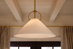KOHLER K-32261-PE01-2GL Kernen By Studio Mcgee 18" Pendant - Brushed Moderne Brass