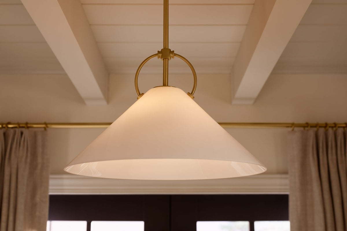 KOHLER K-32261-PE01-2GL Kernen By Studio Mcgee 18" Pendant - Brushed Moderne Brass