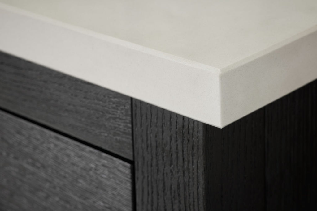 KOHLER K-40641-BD1-WEK Kresla 60" Bathroom Vanity Cabinet With Sinks And Quartz Top - Light Oak