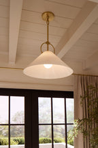 KOHLER K-32261-PE01-2GL Kernen By Studio Mcgee 18" Pendant - Brushed Moderne Brass