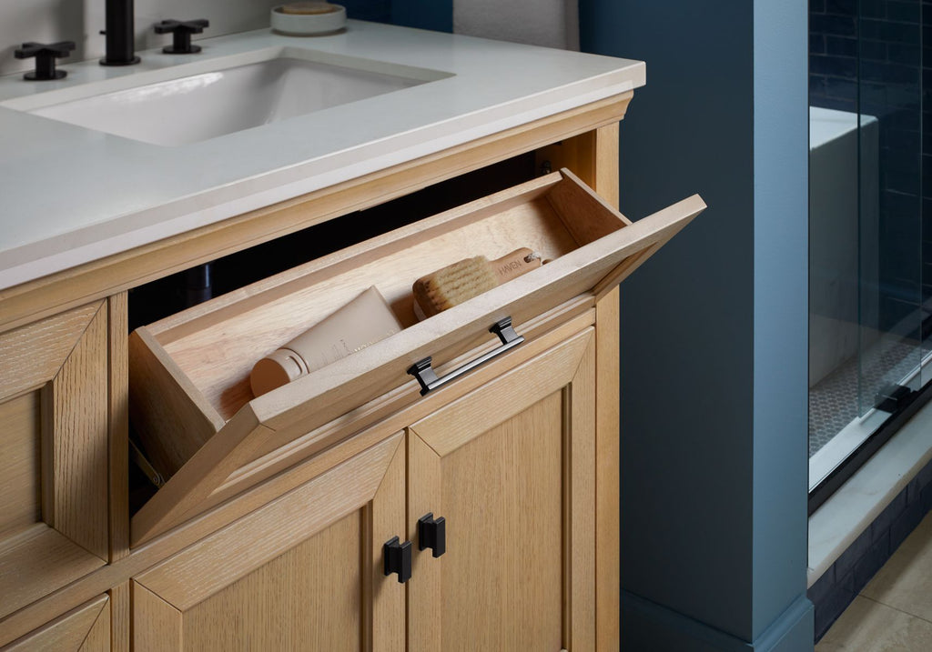 KOHLER K-29264-BD1-DWG Charlemont 72" Bathroom Vanity Cabinet With Sinks And Quartz Top - Ferrous Grey
