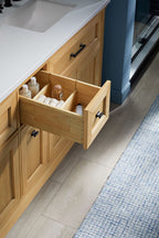 KOHLER K-29264-BD1-DWG Charlemont 72" Bathroom Vanity Cabinet With Sinks And Quartz Top - Ferrous Grey