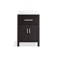 KOHLER K-40637-BD1-BWK Kresla 24" Bathroom Vanity Cabinet With Sink And Quartz Top In Carbon Oak