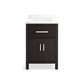 KOHLER K-40637-BD1-BWK Kresla 24" Bathroom Vanity Cabinet With Sink And Quartz Top In Carbon Oak