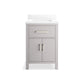 KOHLER K-40637-BD1-AGA Kresla 24" Bathroom Vanity Cabinet With Sink And Quartz Top In Atmos Grey