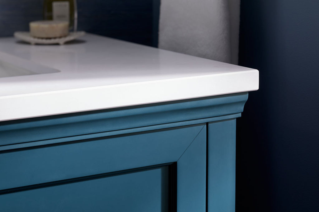 KOHLER K-29260-BD1-TDB Charlemont 30" Bathroom Vanity Cabinet With Sink And Quartz Top - Tidal Blue