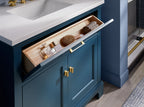 KOHLER K-29260-BD1-TDB Charlemont 30" Bathroom Vanity Cabinet With Sink And Quartz Top - Tidal Blue