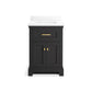 KOHLER K-29259-BD1-DWG Charlemont 24" Bathroom Vanity Cabinet With Sink And Quartz Top In Ferrous Grey