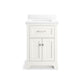 KOHLER K-29259-BD1-0 Charlemont 24" Bathroom Vanity Cabinet With Sink And Quartz Top In White