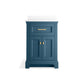 KOHLER K-29259-BD1-TDB Charlemont 24" Bathroom Vanity Cabinet With Sink And Quartz Top In Tidal Blue